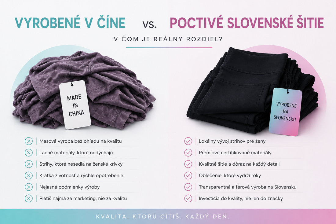 Výrobené v Číne vs. Poctivé slovenské šitie: V čom je reálny rozdiel?