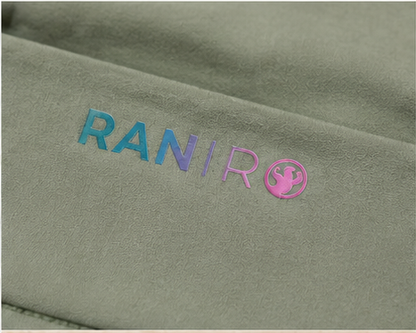 Minimalitsické logo na kvalitnej športovej čelenke od Raniro.